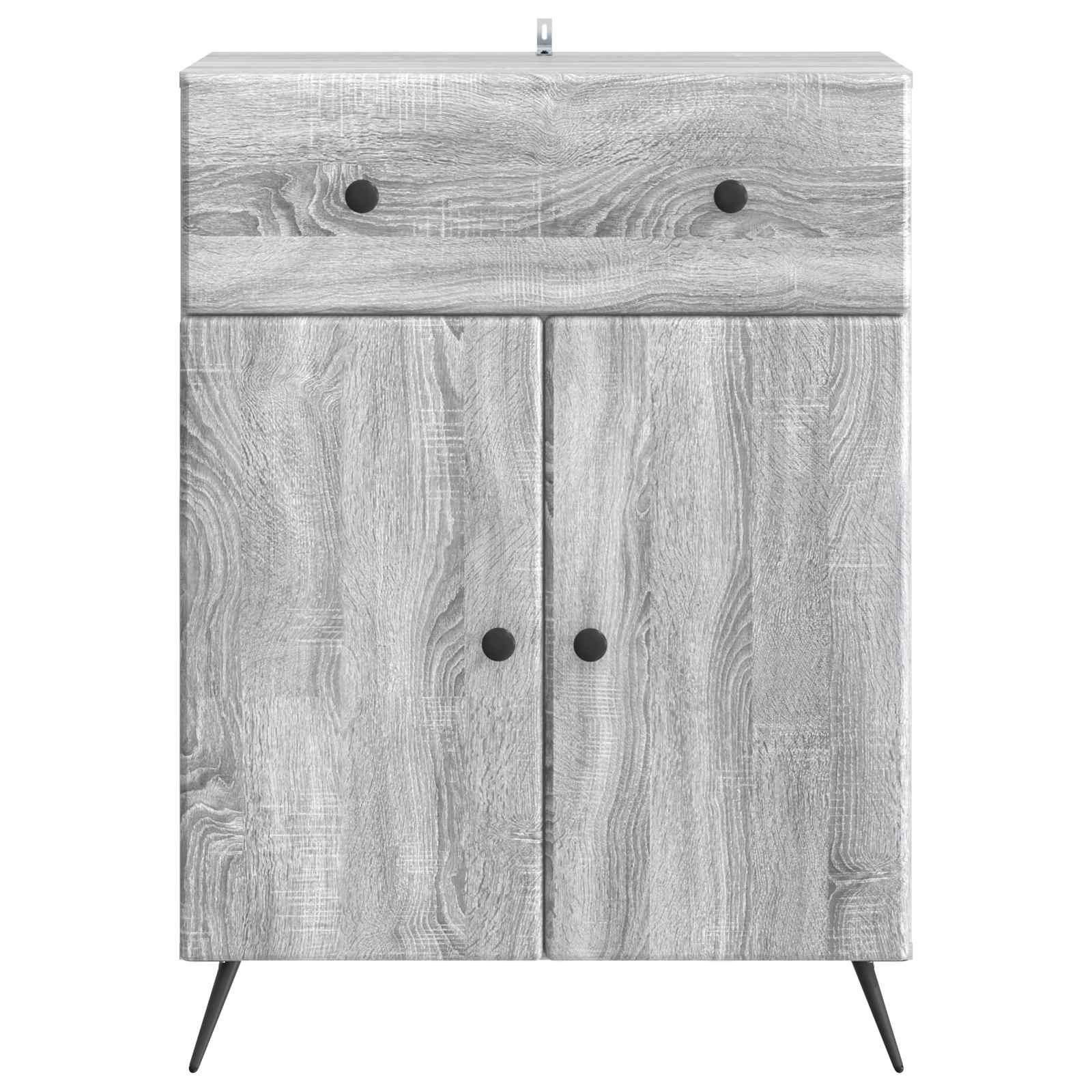 vidaXL Bufet Szary Sonoma 66 x 34,5 x 90 cm Drewno inżynieryjne