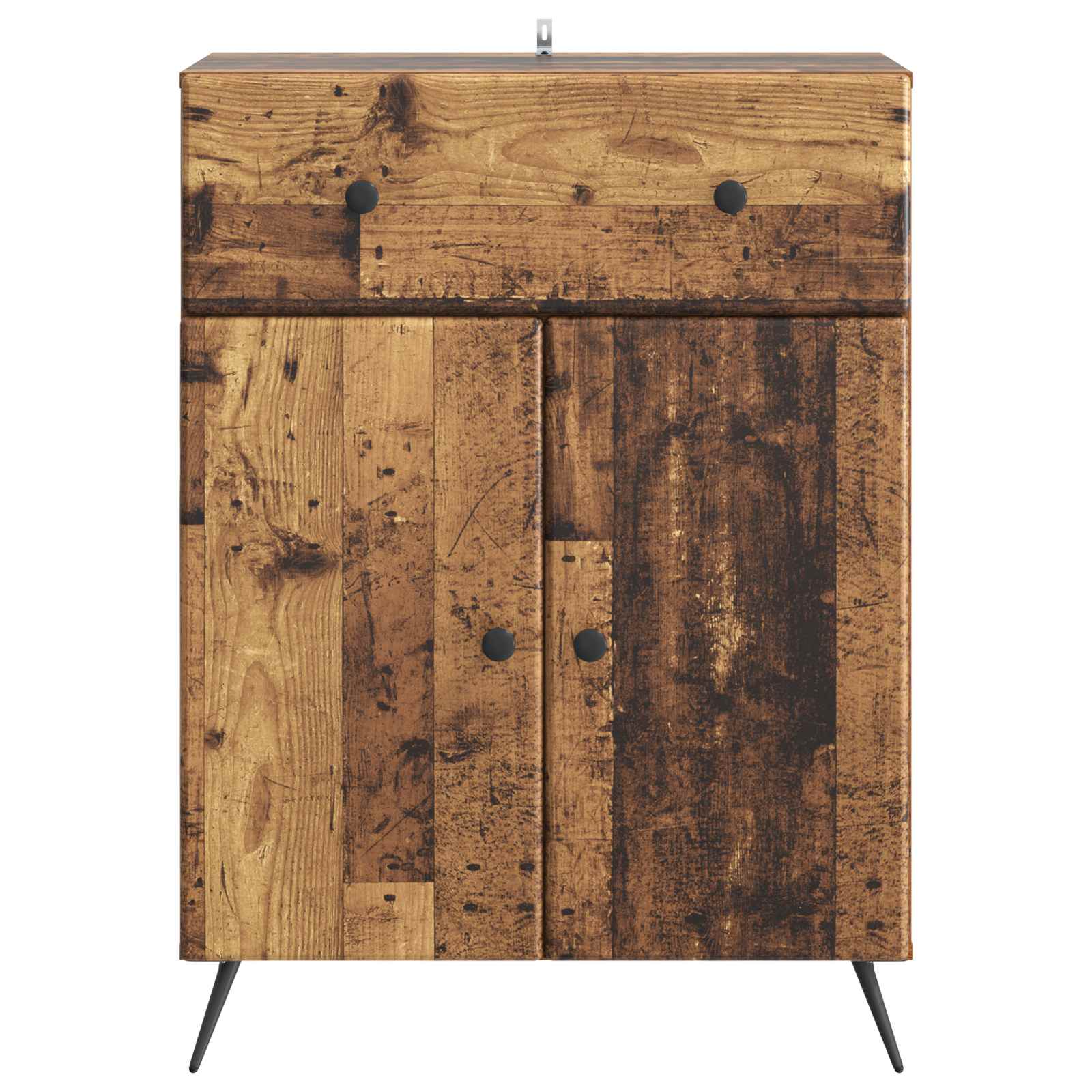 vidaXL Bufet Stare drewno 66 x 34,5 x 90 cm Drewno inżynieryjne