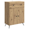 vidaXL Bufet Dąb artisan 66 x 34,5 x 90 cm Drewno inżynieryjne