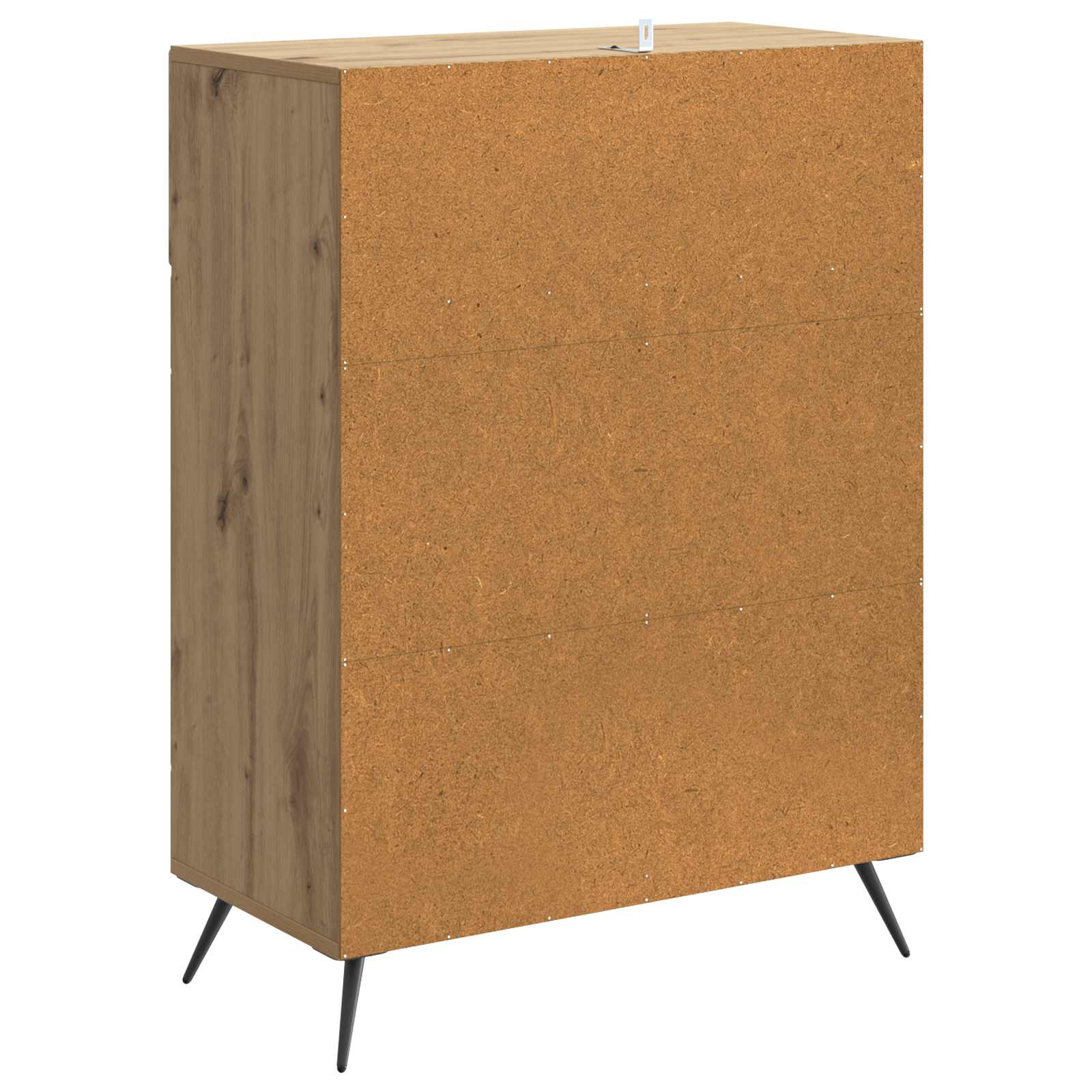 vidaXL Bufet Dąb artisan 66 x 34,5 x 90 cm Drewno inżynieryjne
