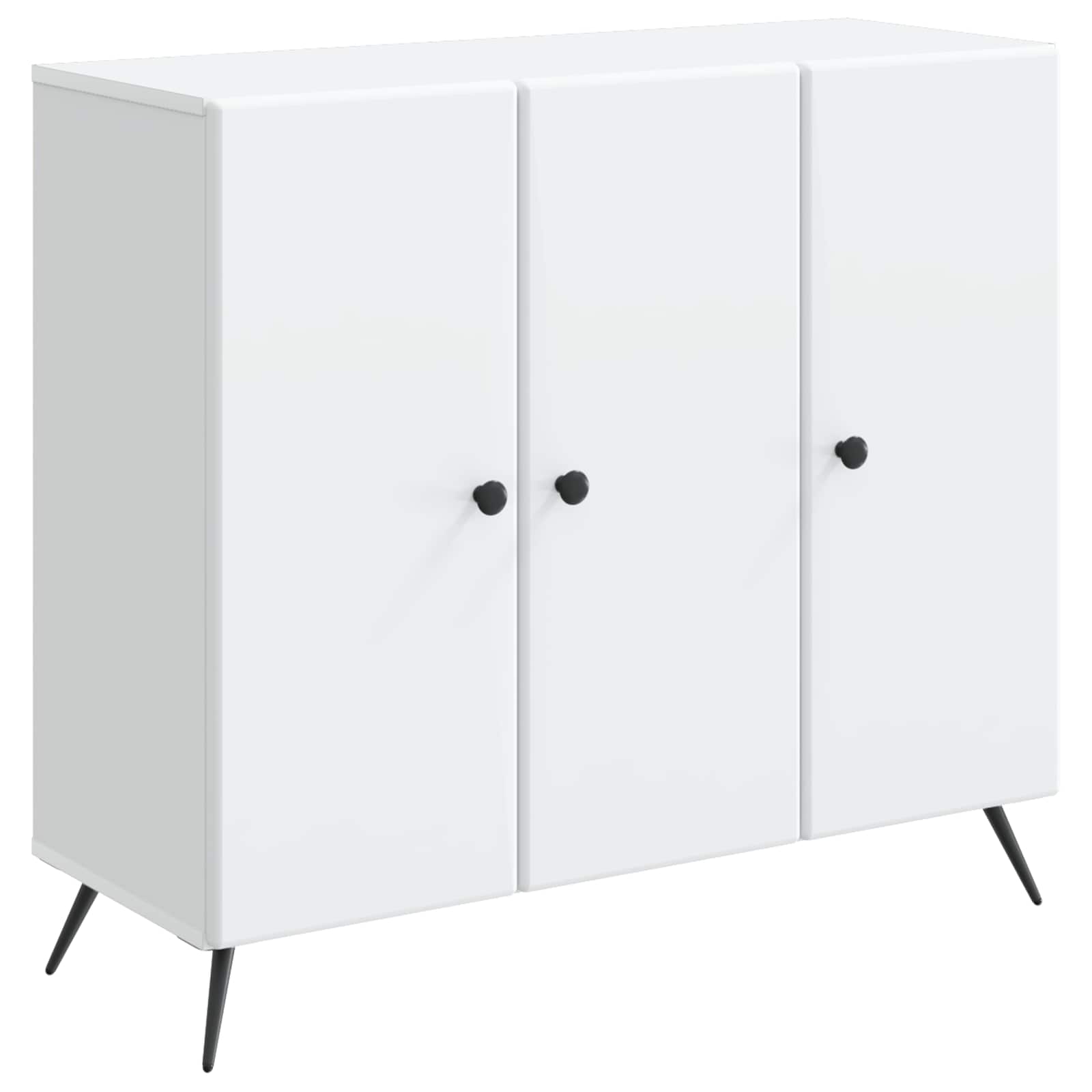 vidaXL Bufet Biały 89 x 34,5 x 80 cm Drewno inżynieryjne