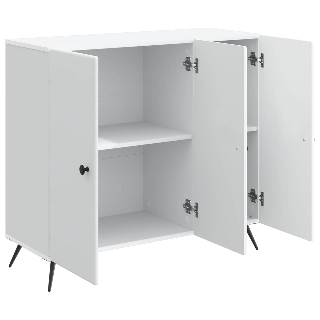 vidaXL Bufet Biały 89 x 34,5 x 80 cm Drewno inżynieryjne