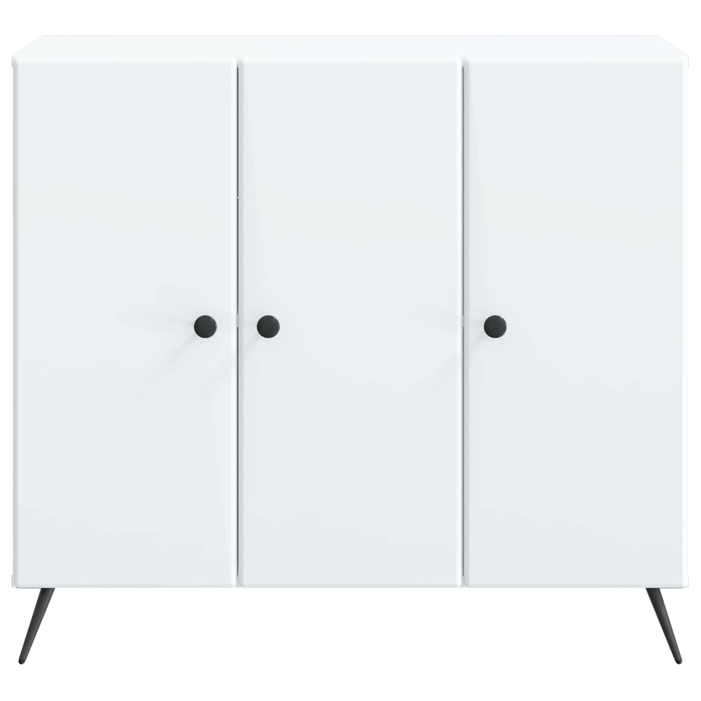vidaXL Bufet Biały 89 x 34,5 x 80 cm Drewno inżynieryjne
