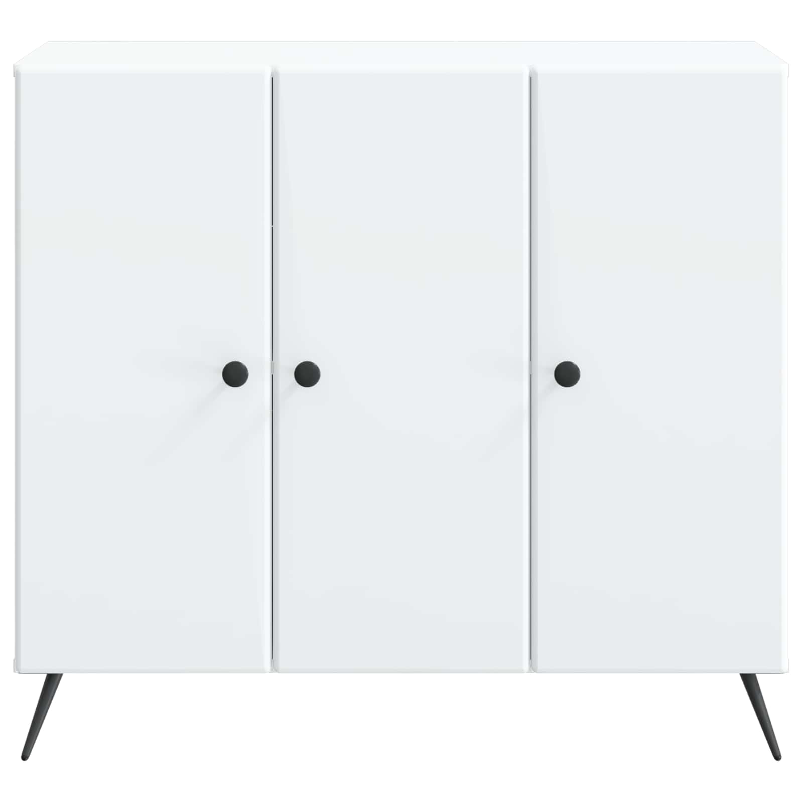 vidaXL Bufet Biały 89 x 34,5 x 80 cm Drewno inżynieryjne