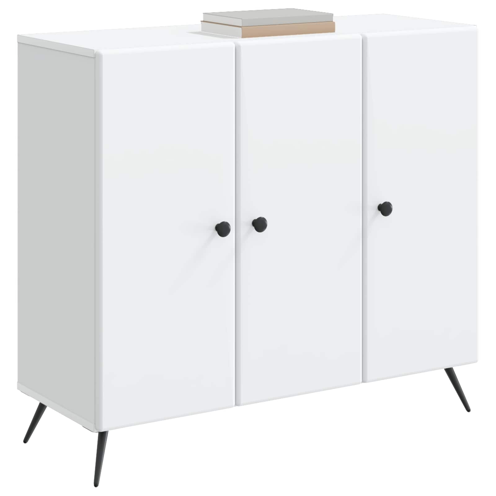 vidaXL Bufet Biały 89 x 34,5 x 80 cm Drewno inżynieryjne