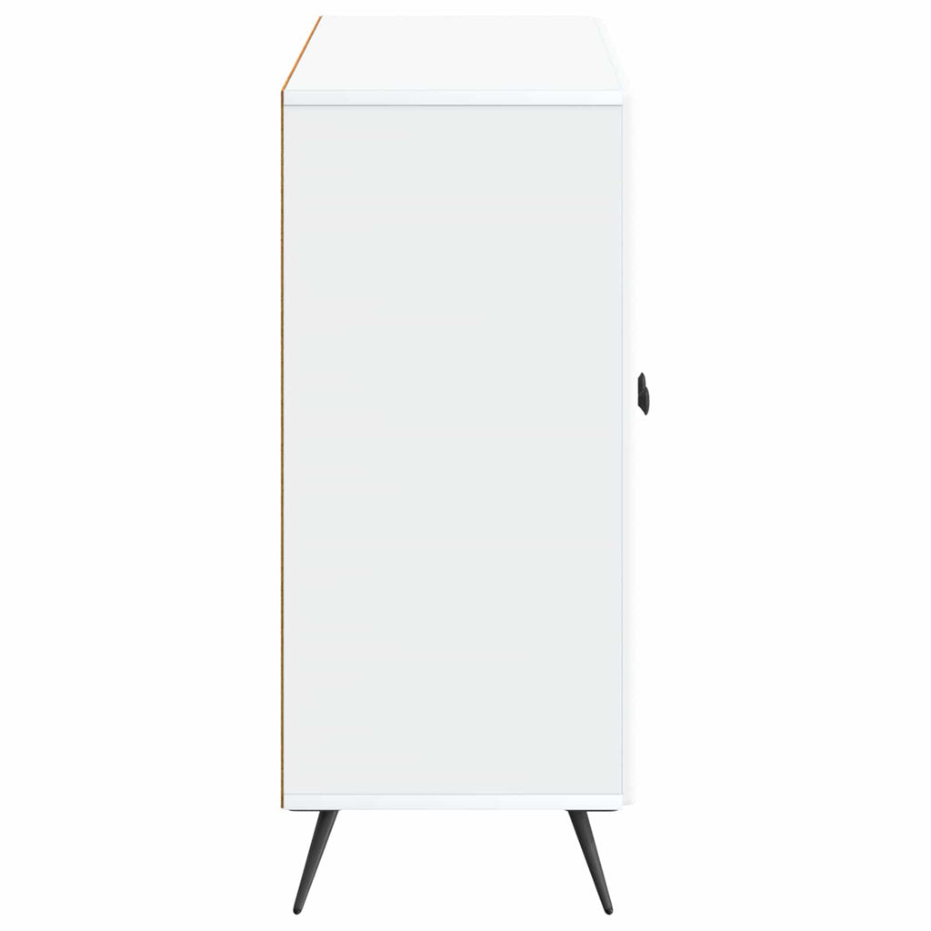 vidaXL Bufet Biały 89 x 34,5 x 80 cm Drewno inżynieryjne