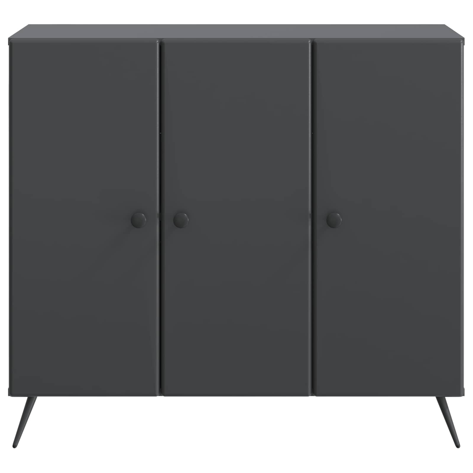 vidaXL Bufet Czarny 89 x 34,5 x 80 cm Drewno inżynieryjne