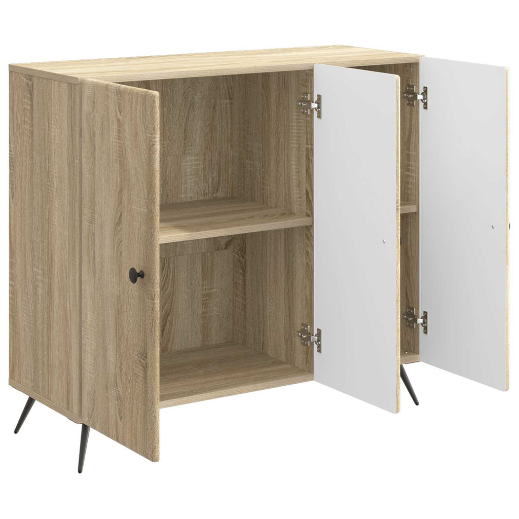 vidaXL Bufet dąb Sonoma 89 x 34,5 x 80 cm Drewno inżynieryjne