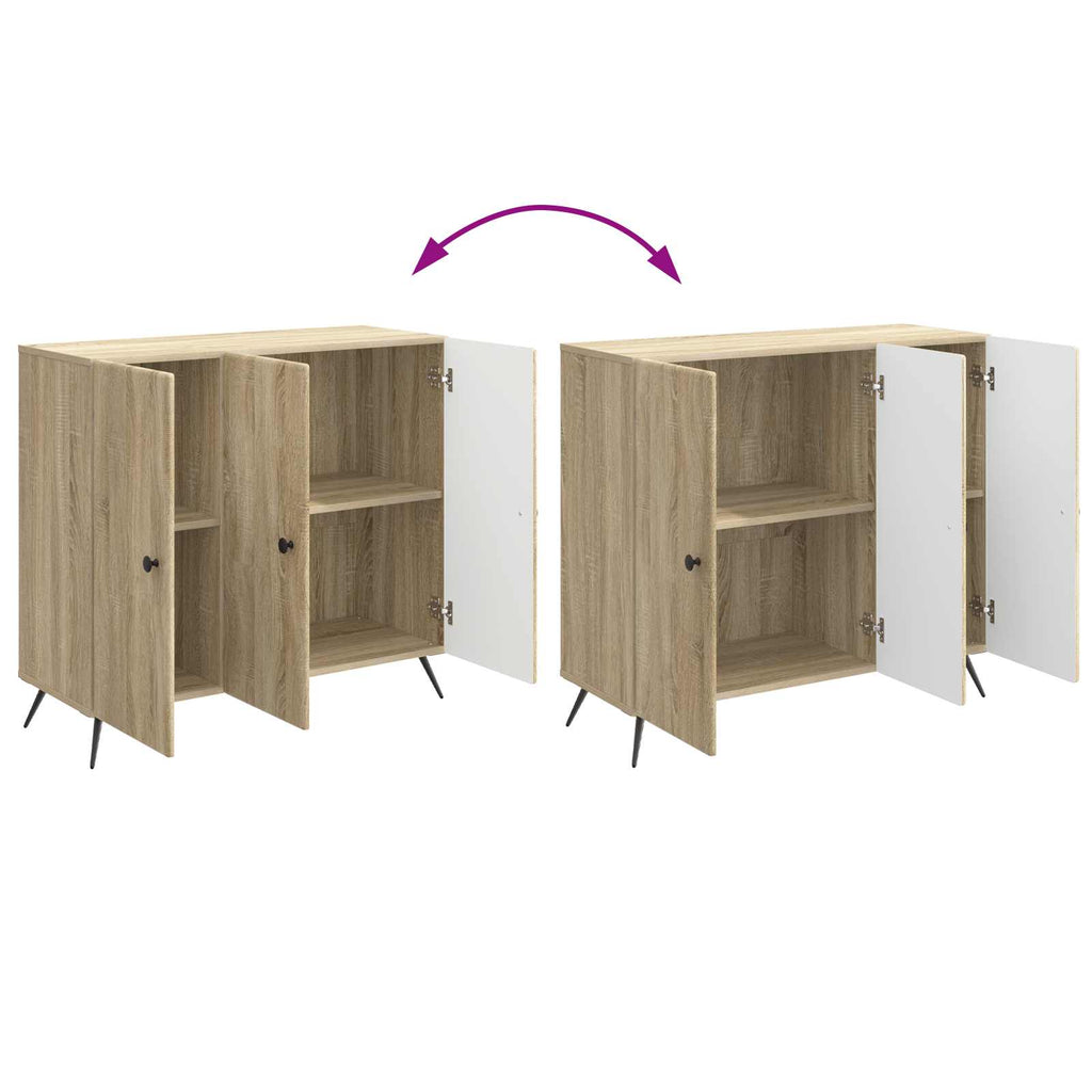 vidaXL Bufet dąb Sonoma 89 x 34,5 x 80 cm Drewno inżynieryjne