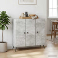 vidaXL Bufet Betonowy szary 89 x 34,5 x 80 cm Drewno inżynieryjne