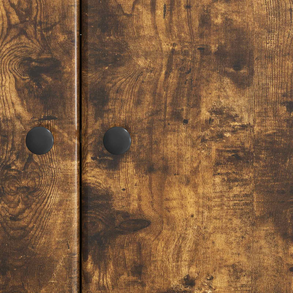 vidaXL Bufet Dąb wędzony 89 x 34,5 x 80 cm Drewno inżynieryjne