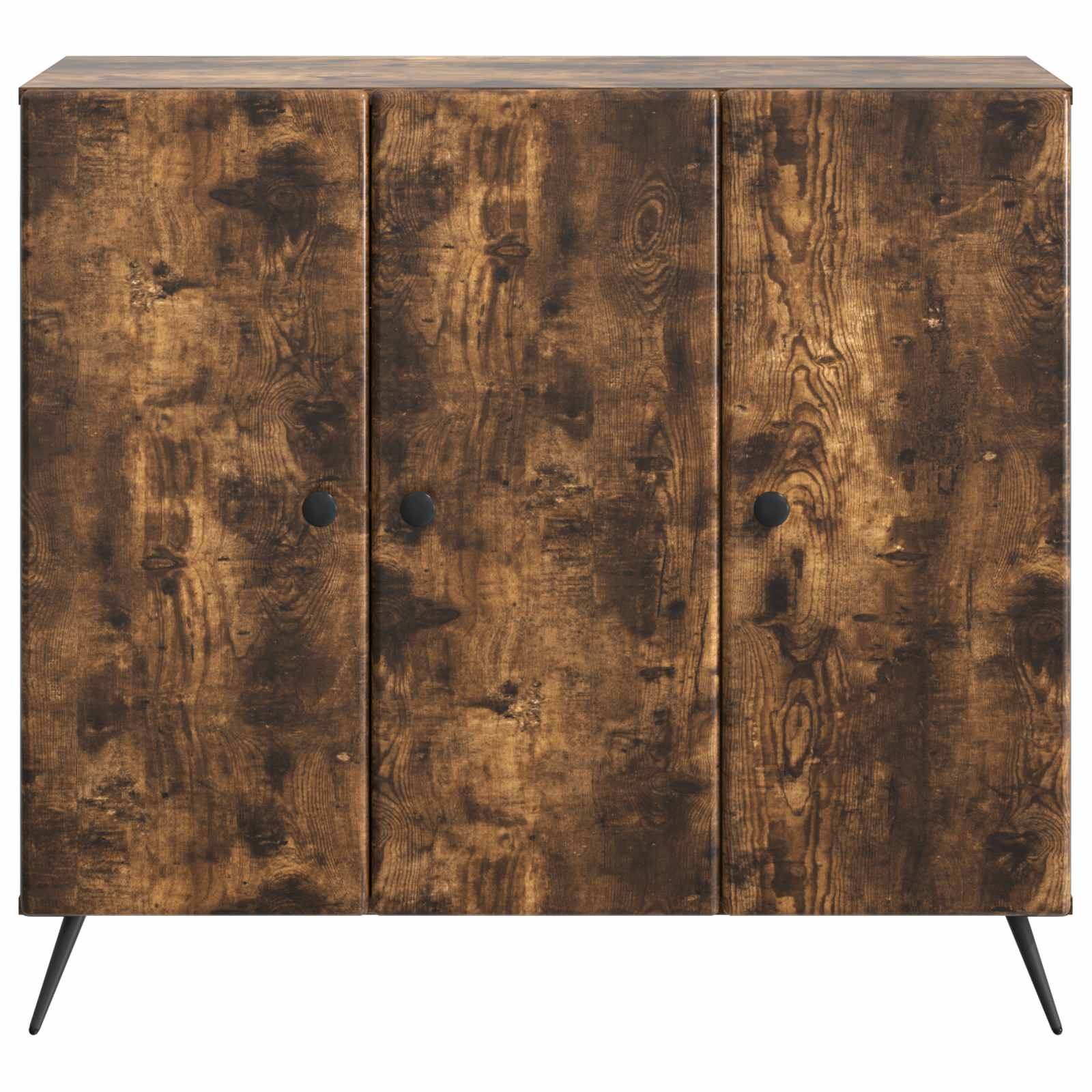 vidaXL Bufet Dąb wędzony 89 x 34,5 x 80 cm Drewno inżynieryjne