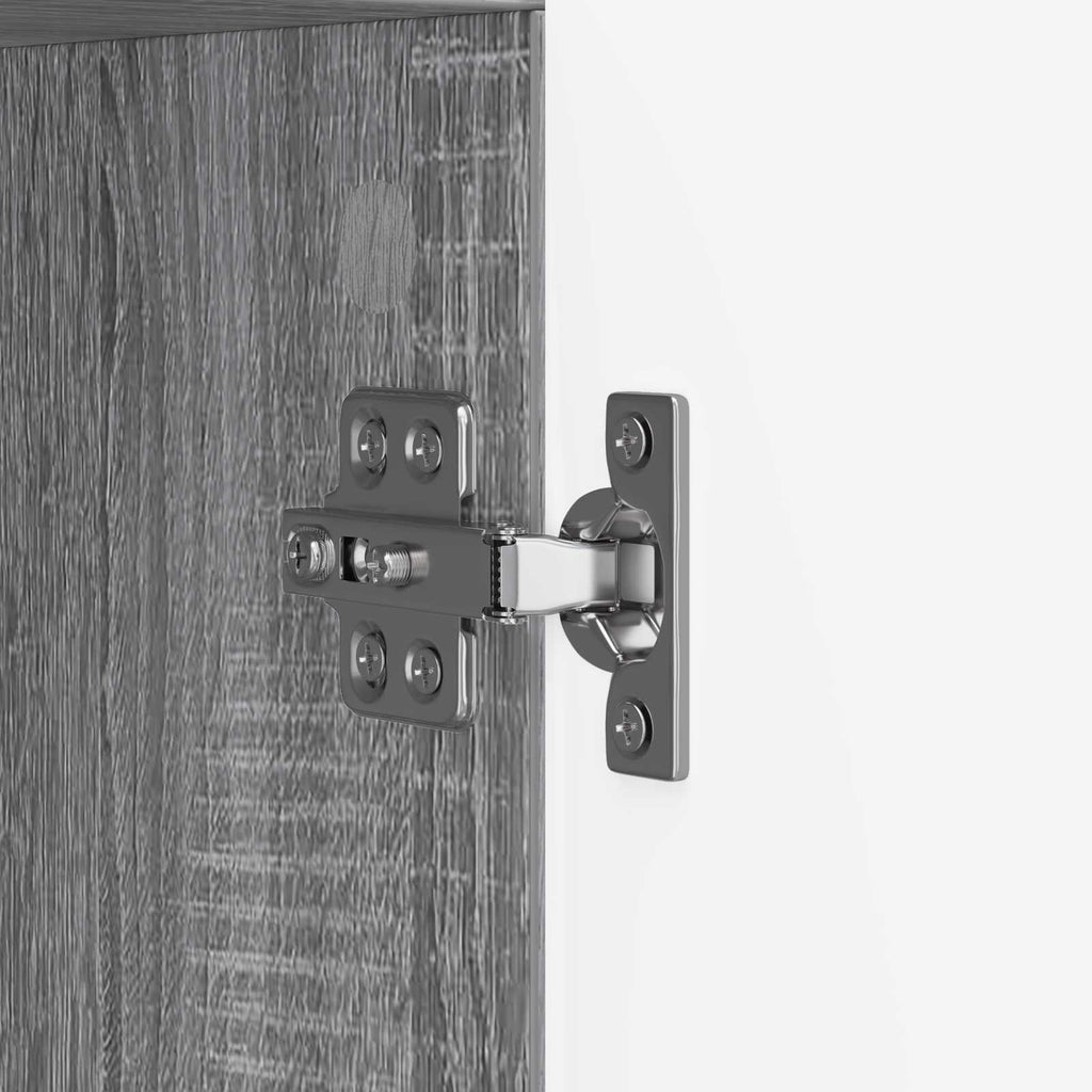 vidaXL Bufet Szary Sonoma 89 x 34,5 x 80 cm Drewno inżynieryjne