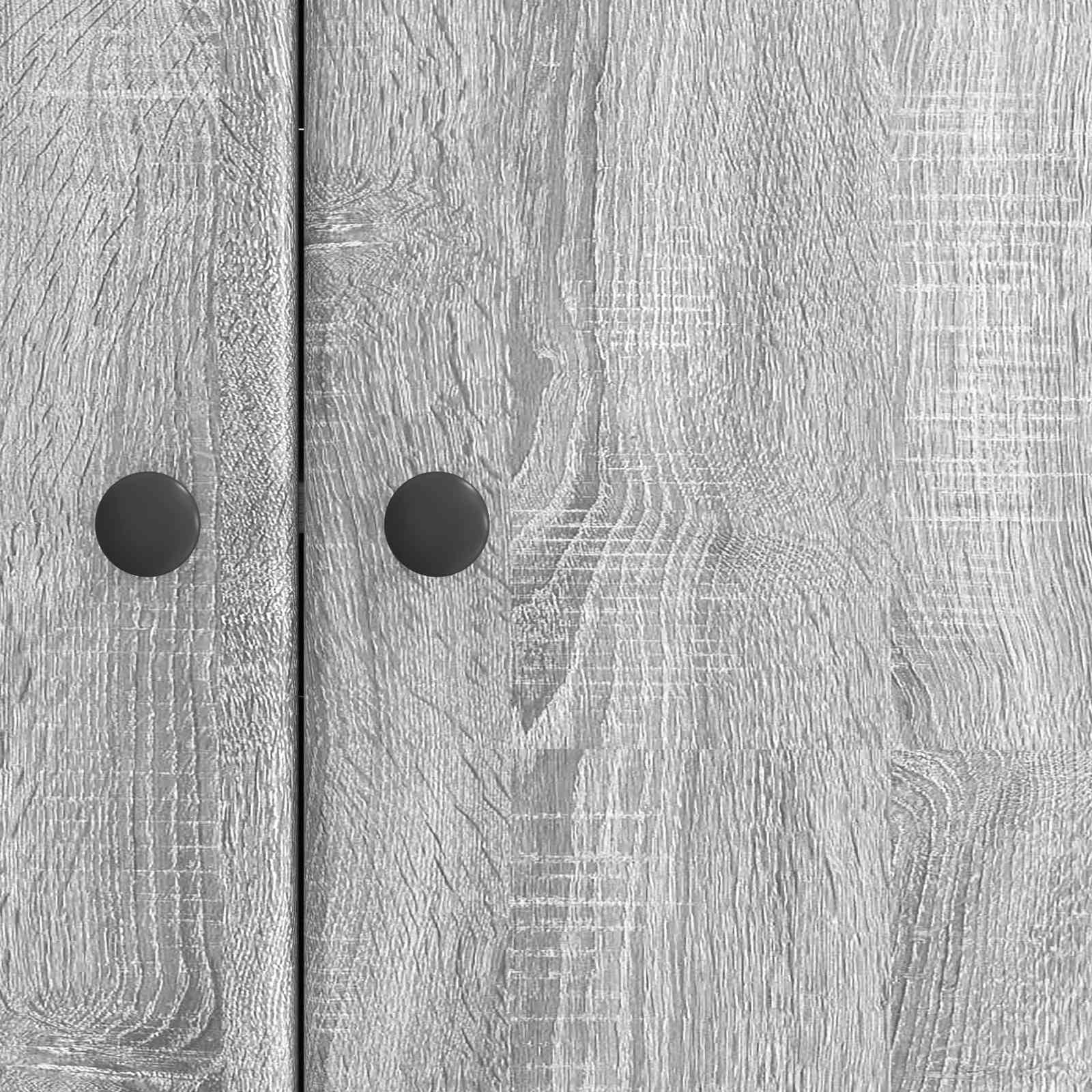 vidaXL Bufet Szary Sonoma 89 x 34,5 x 80 cm Drewno inżynieryjne