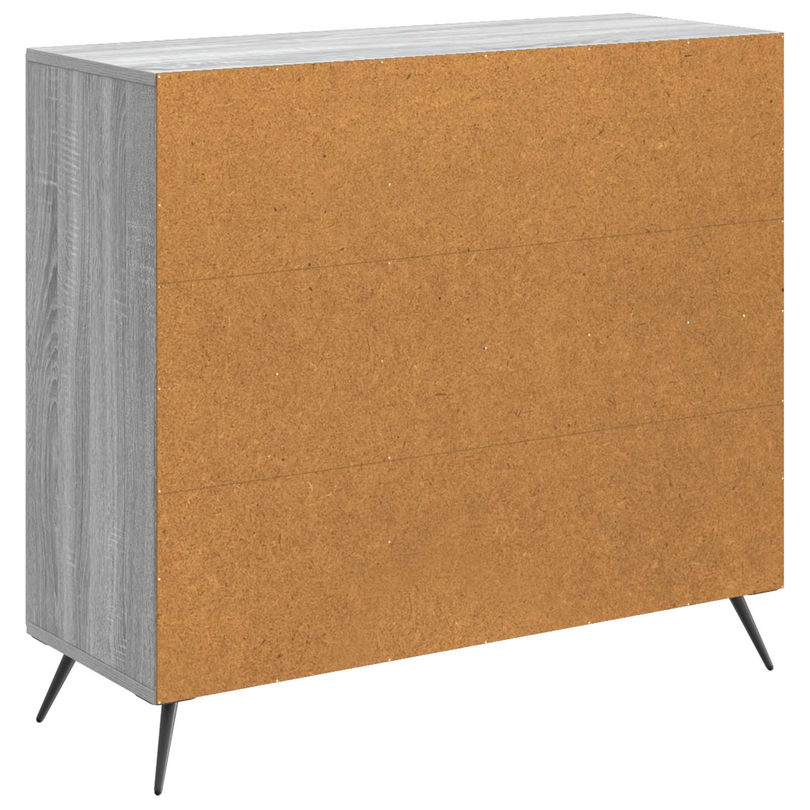 vidaXL Bufet Szary Sonoma 89 x 34,5 x 80 cm Drewno inżynieryjne