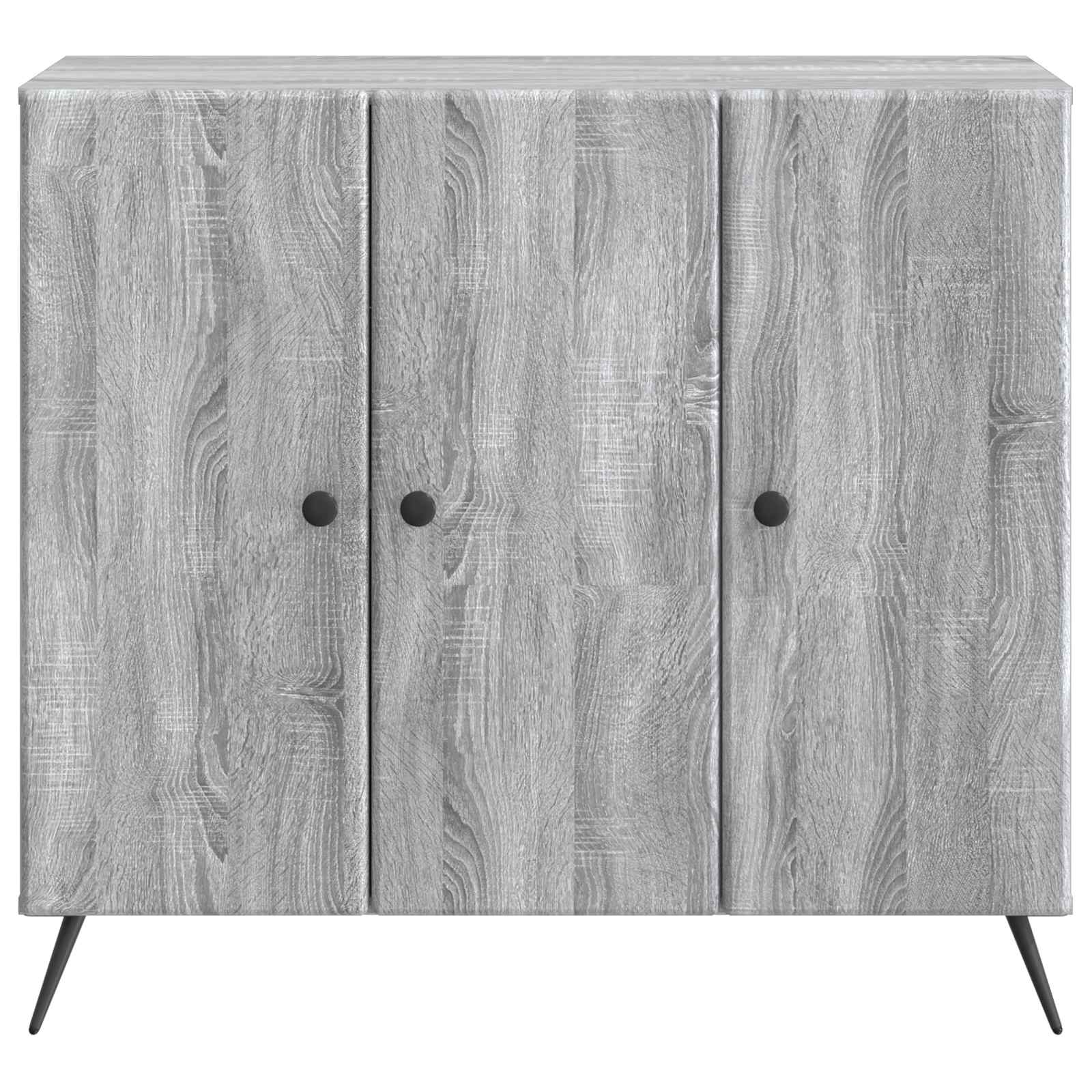 vidaXL Bufet Szary Sonoma 89 x 34,5 x 80 cm Drewno inżynieryjne