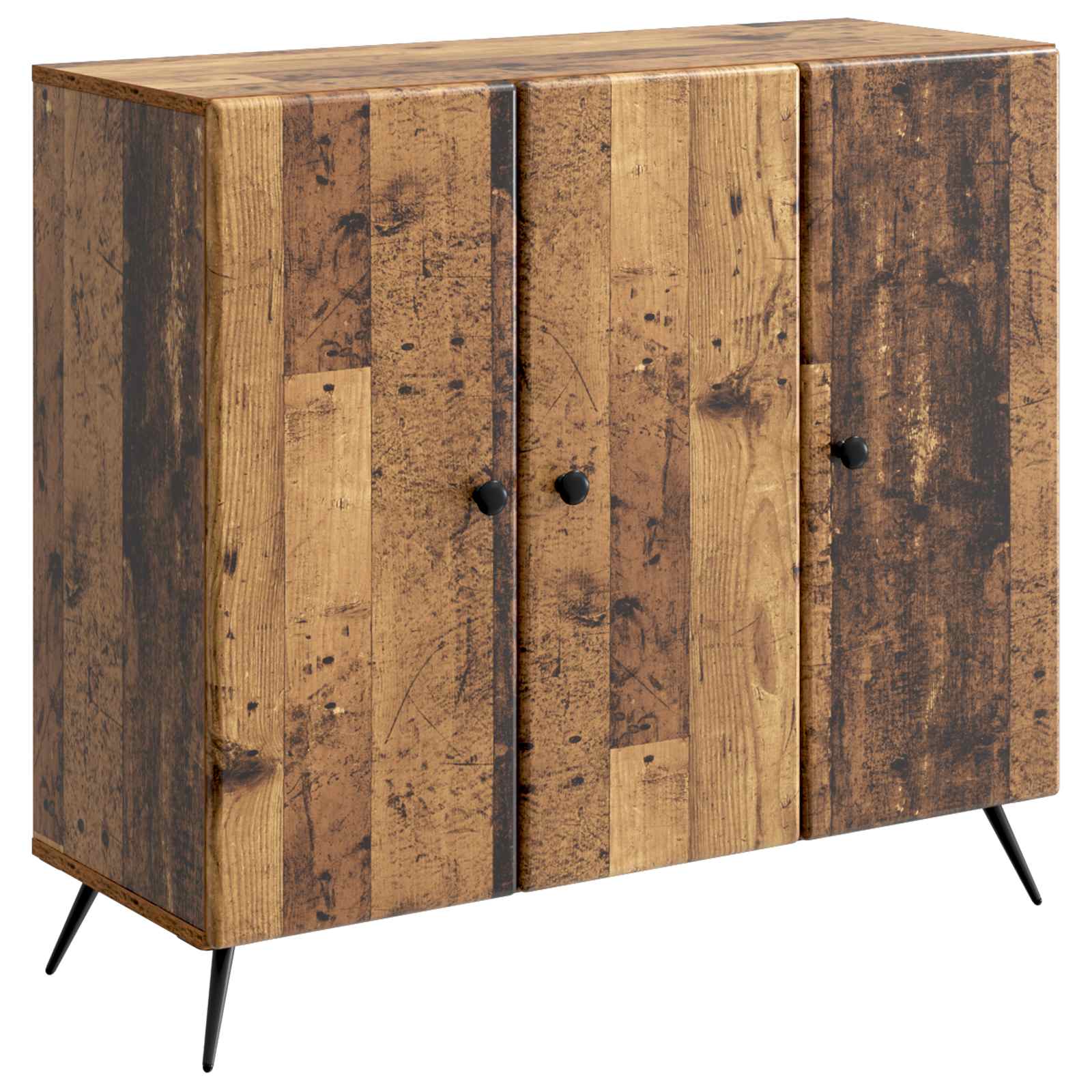 vidaXL Bufet Stare drewno 89 x 34,5 x 80 cm Drewno inżynieryjne