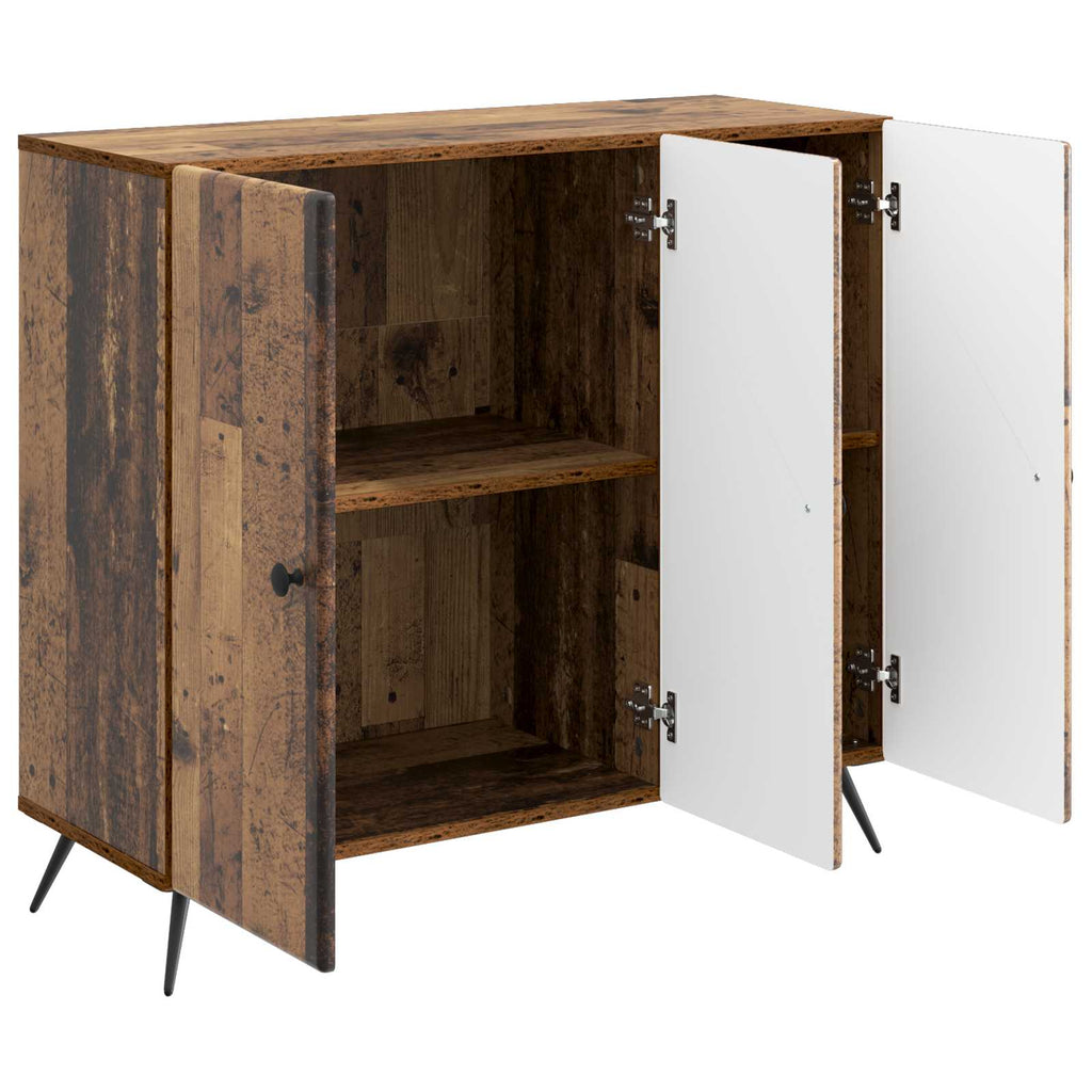 vidaXL Bufet Stare drewno 89 x 34,5 x 80 cm Drewno inżynieryjne