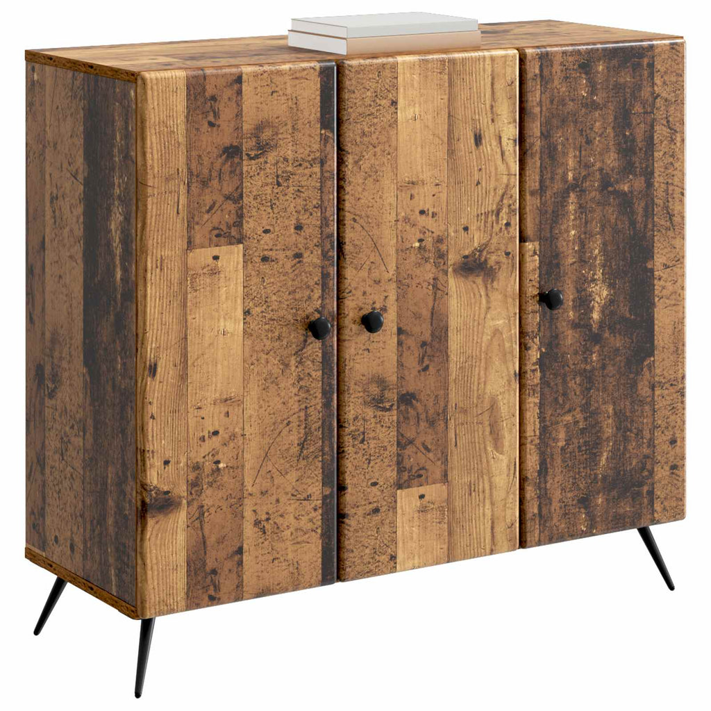 vidaXL Bufet Stare drewno 89 x 34,5 x 80 cm Drewno inżynieryjne