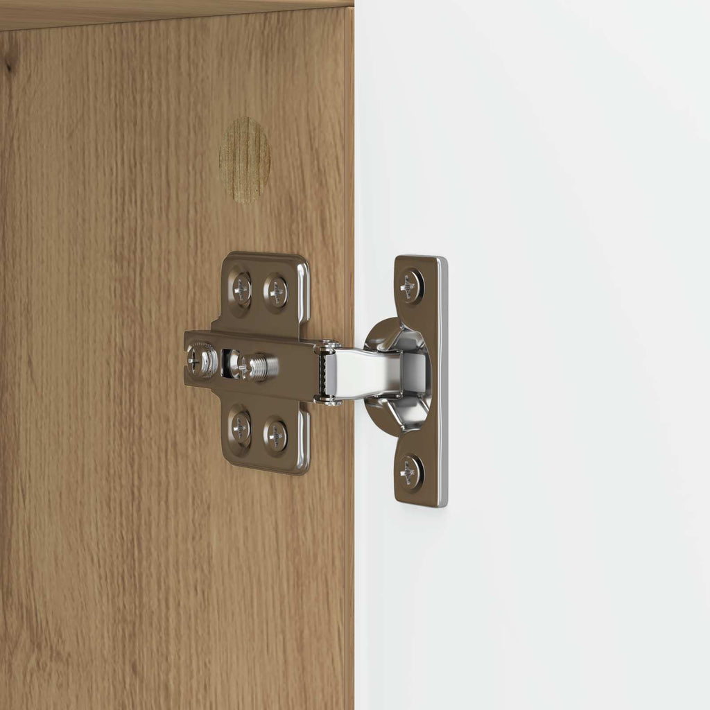 vidaXL Bufet Dąb artisan 89 x 34,5 x 80 cm Drewno inżynieryjne