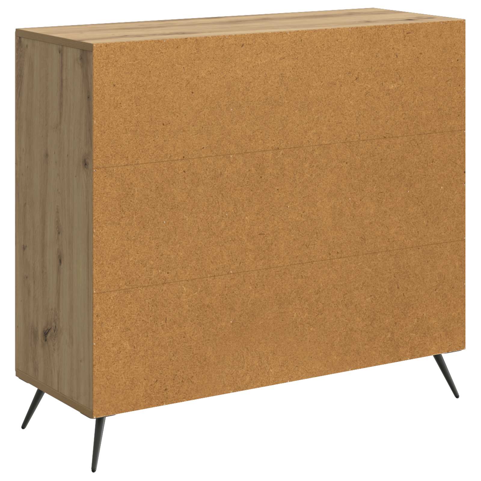 vidaXL Bufet Dąb artisan 89 x 34,5 x 80 cm Drewno inżynieryjne