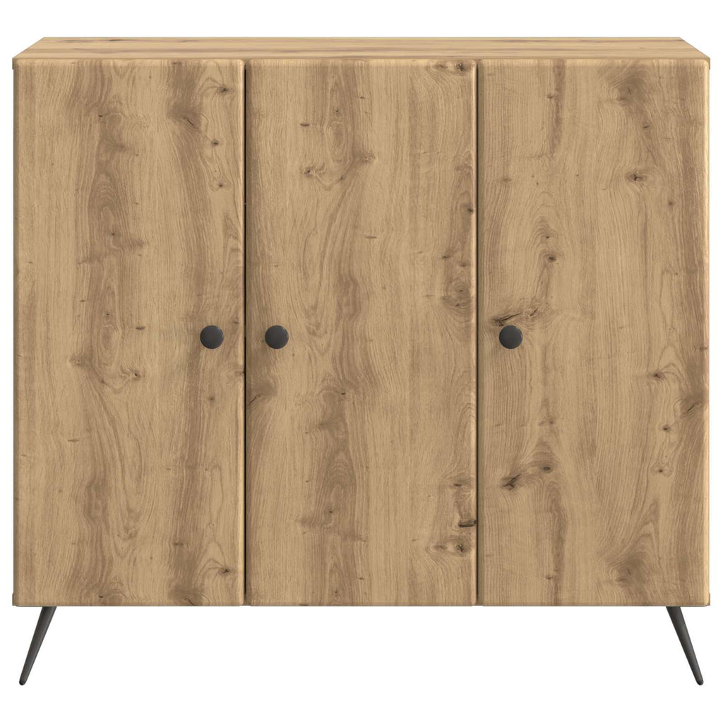 vidaXL Bufet Dąb artisan 89 x 34,5 x 80 cm Drewno inżynieryjne