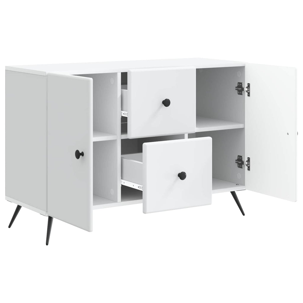 vidaXL Bufet Biały 89 x 34,5 x 60 cm Drewno inżynieryjne