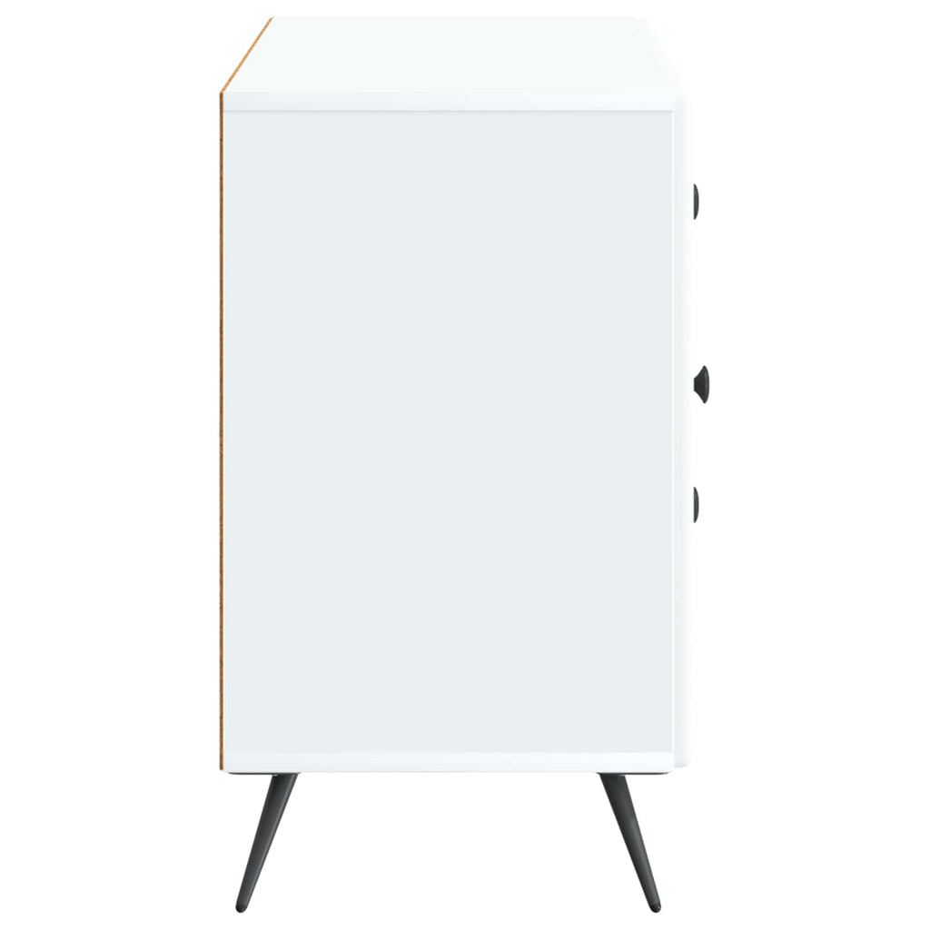 vidaXL Bufet Biały 89 x 34,5 x 60 cm Drewno inżynieryjne
