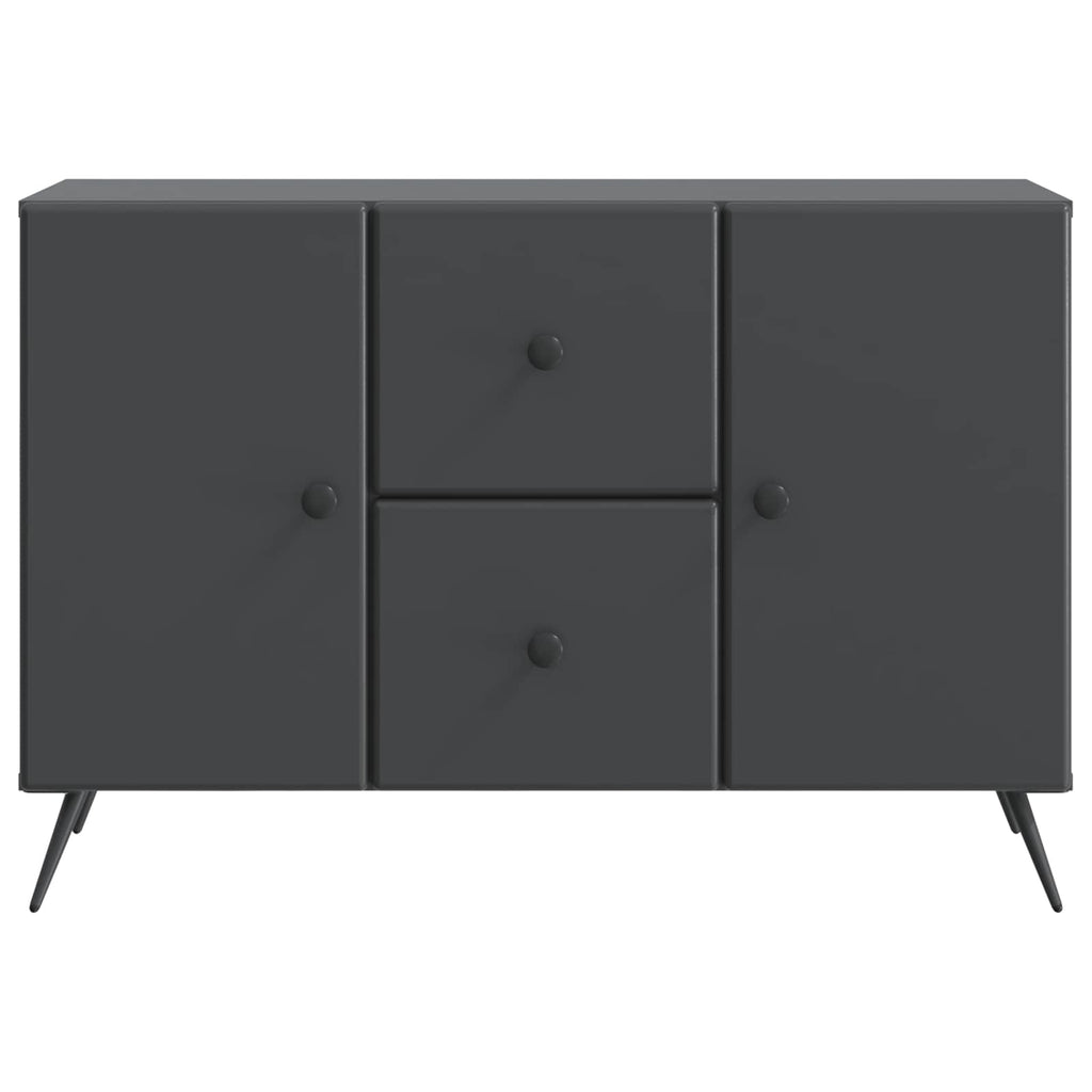 vidaXL Bufet z szufladą Czarny 89 x 34,5 x 60 cm Drewno inżynieryjne
