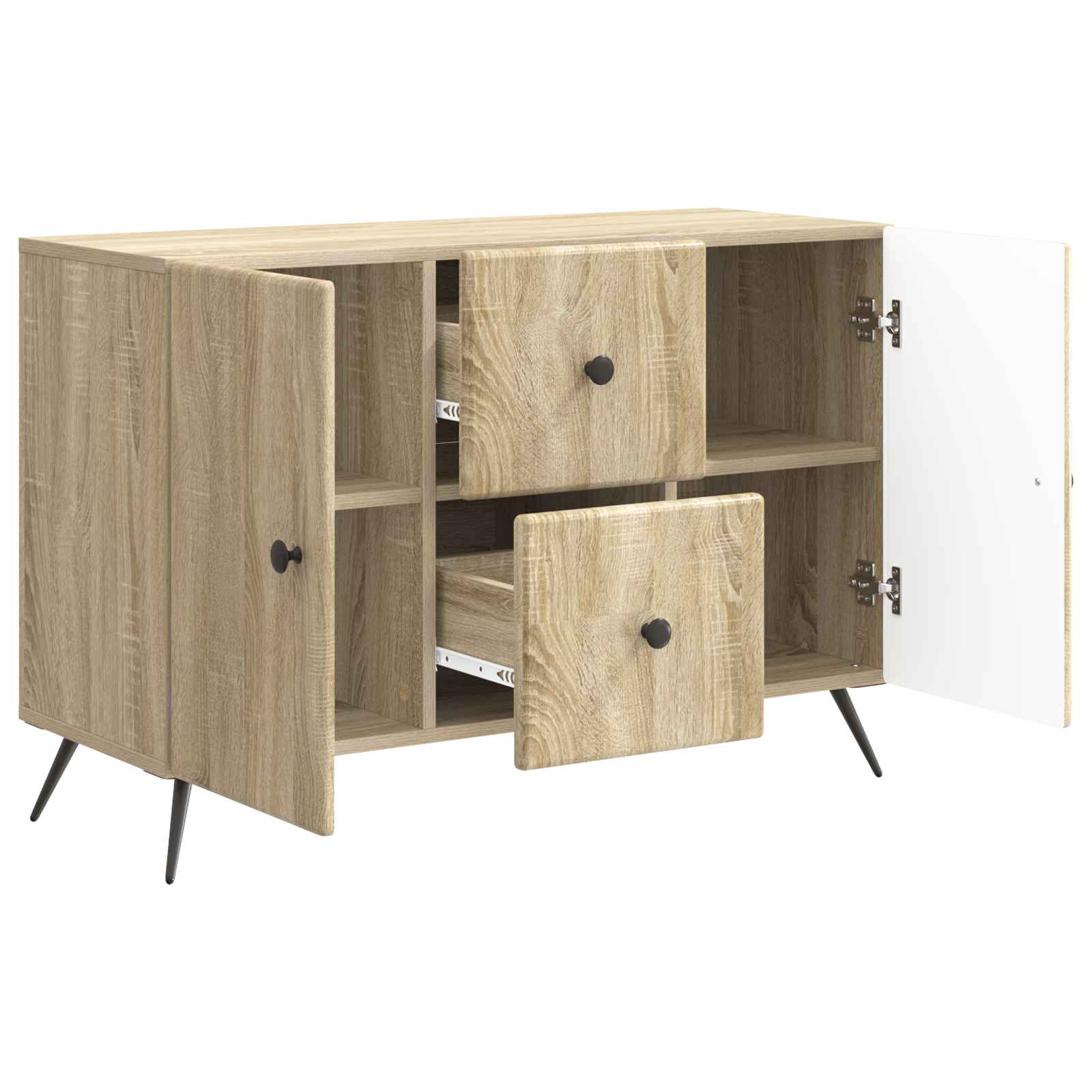 vidaXL Bufet dąb Sonoma 89 x 34,5 x 60 cm Drewno inżynieryjne