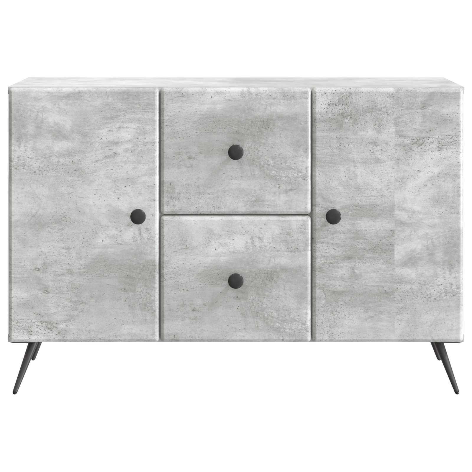 vidaXL Bufet Betonowy szary 89 x 34,5 x 60 cm Drewno inżynieryjne