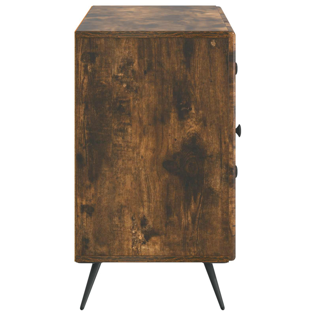 vidaXL Bufet Dąb wędzony 89 x 34,5 x 60 cm Drewno inżynieryjne