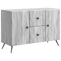 vidaXL Bufet Szary Sonoma 89 x 34,5 x 60 cm Drewno inżynieryjne