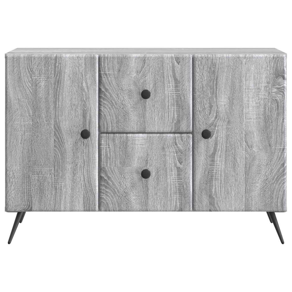 vidaXL Bufet Szary Sonoma 89 x 34,5 x 60 cm Drewno inżynieryjne