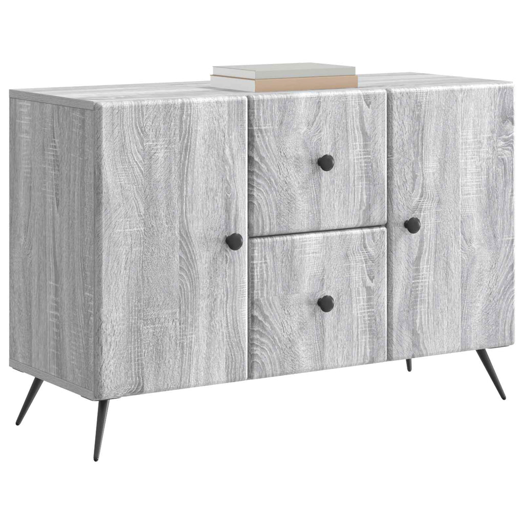vidaXL Bufet Szary Sonoma 89 x 34,5 x 60 cm Drewno inżynieryjne