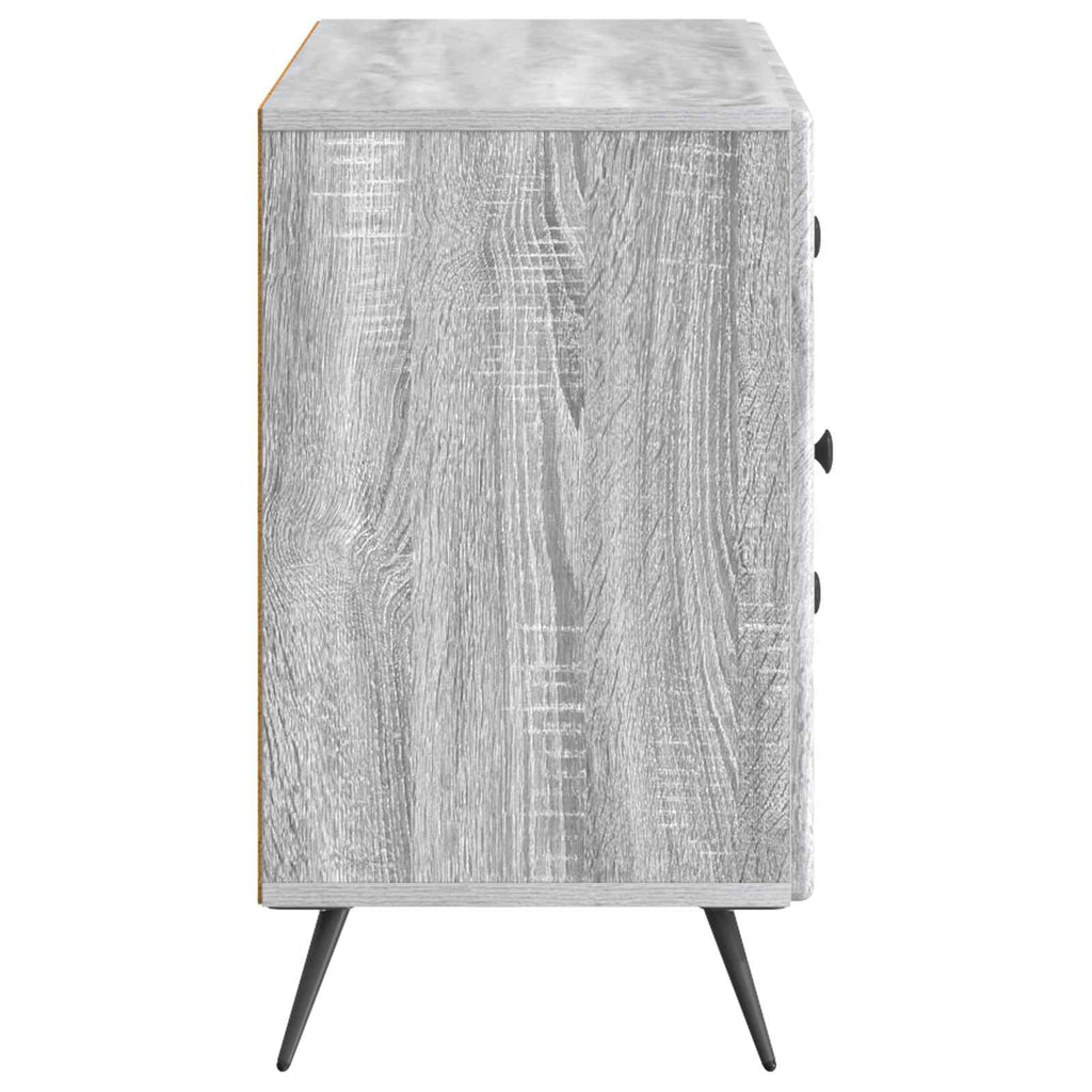vidaXL Bufet Szary Sonoma 89 x 34,5 x 60 cm Drewno inżynieryjne