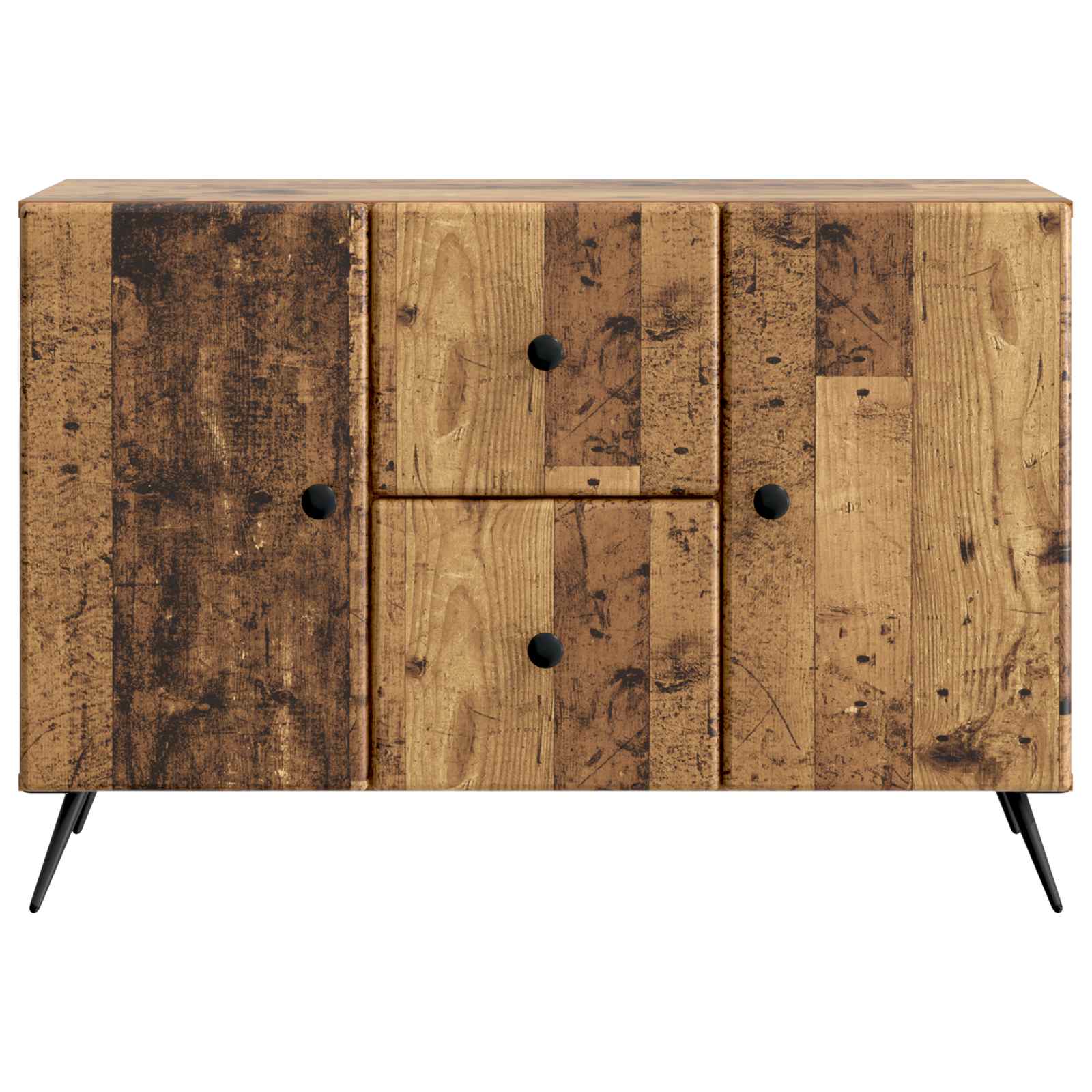 vidaXL Bufet Stare drewno 89 x 34,5 x 60 cm Drewno inżynieryjne