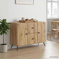 vidaXL Bufet Dąb artisan 89 x 34,5 x 60 cm Drewno inżynieryjne