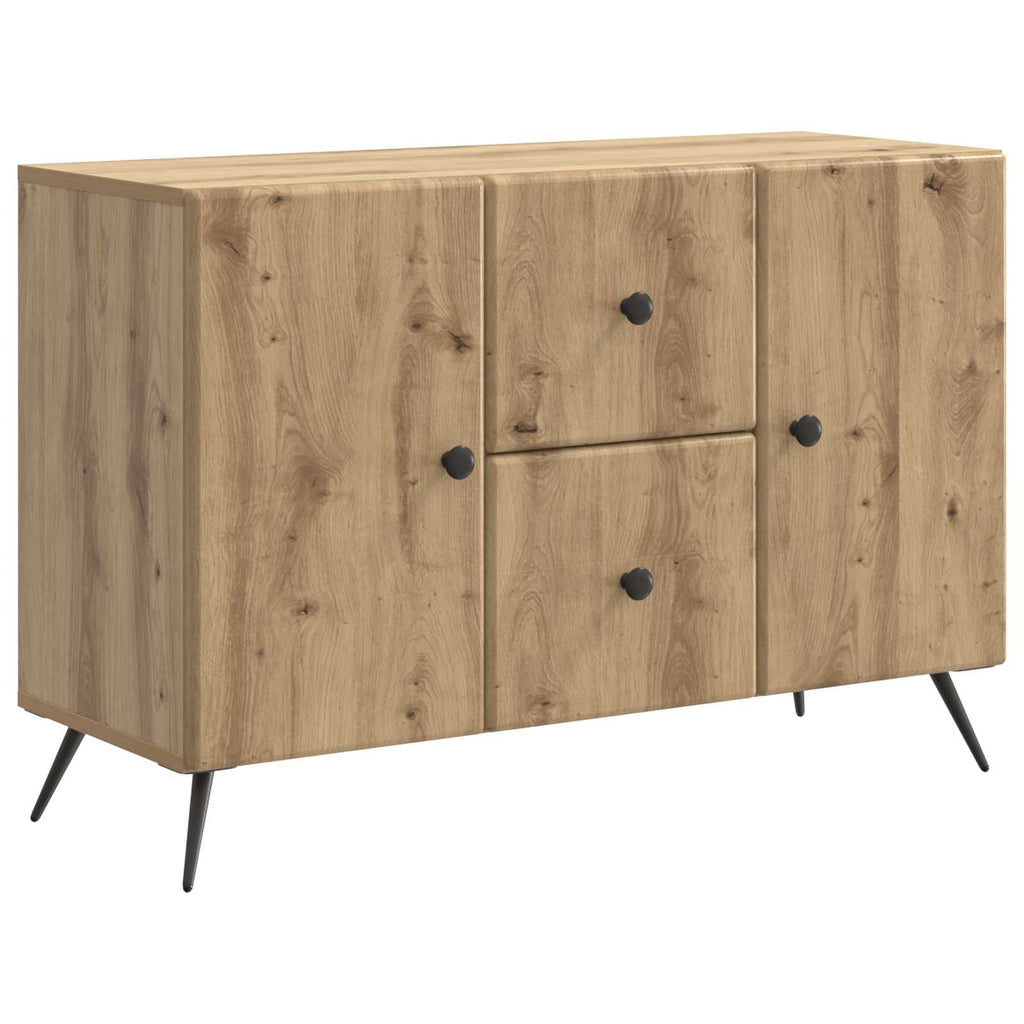 vidaXL Bufet Dąb artisan 89 x 34,5 x 60 cm Drewno inżynieryjne