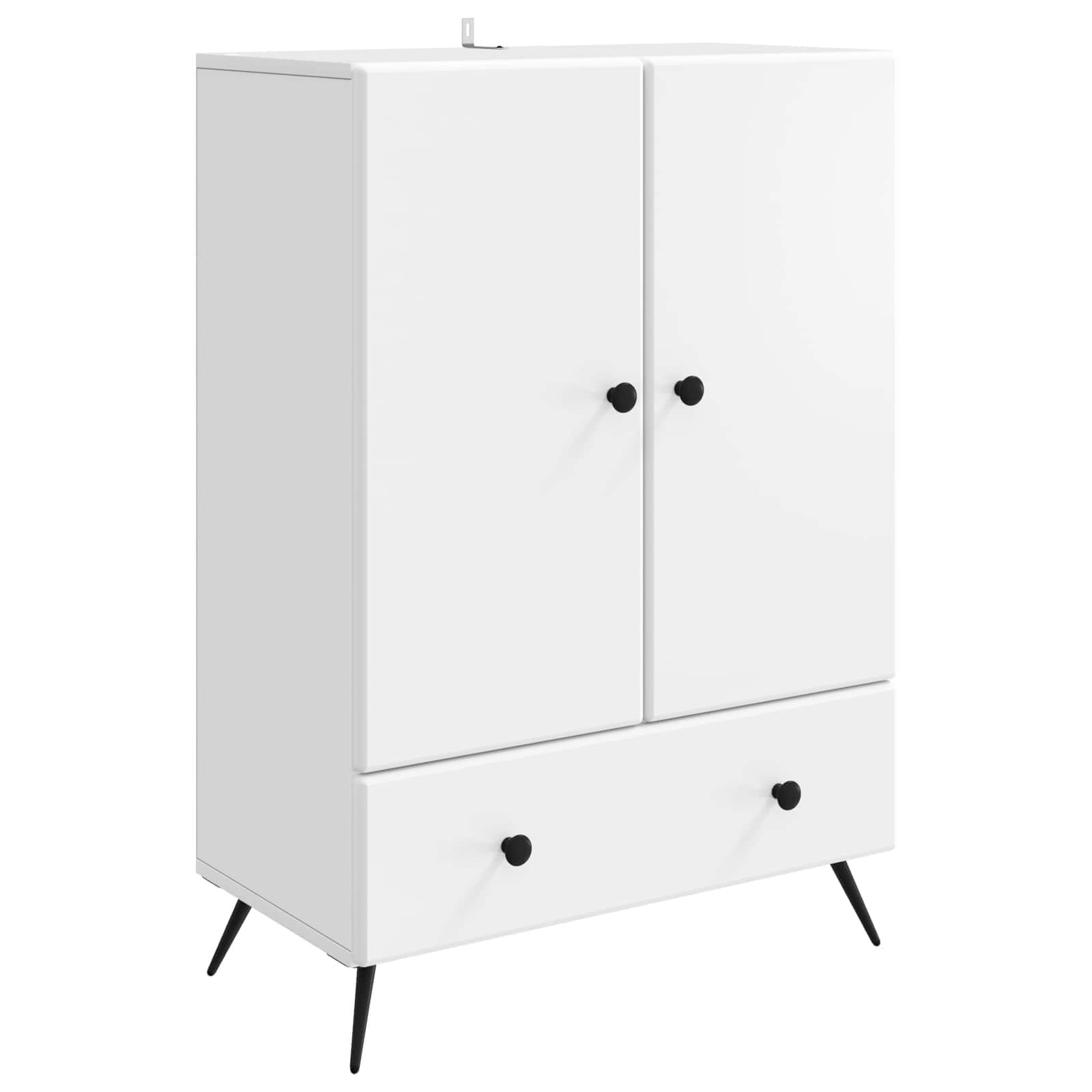 vidaXL Bufet z szufladą Biały 66 x 34,5 x 95 cm Drewno inżynieryjne