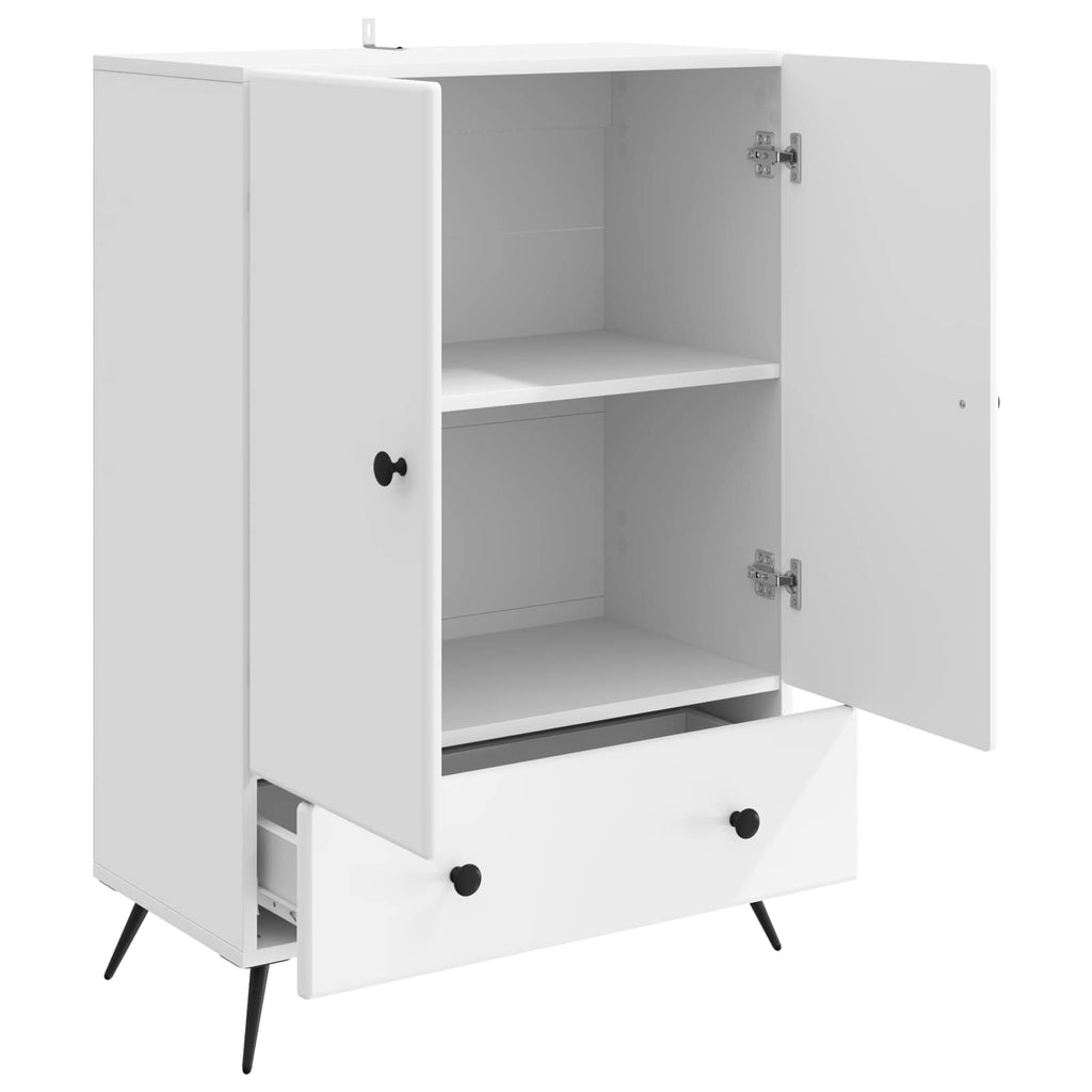 vidaXL Bufet z szufladą Biały 66 x 34,5 x 95 cm Drewno inżynieryjne
