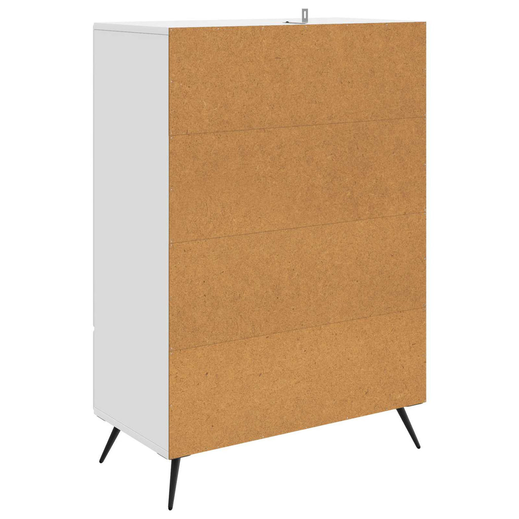 vidaXL Bufet z szufladą Biały 66 x 34,5 x 95 cm Drewno inżynieryjne