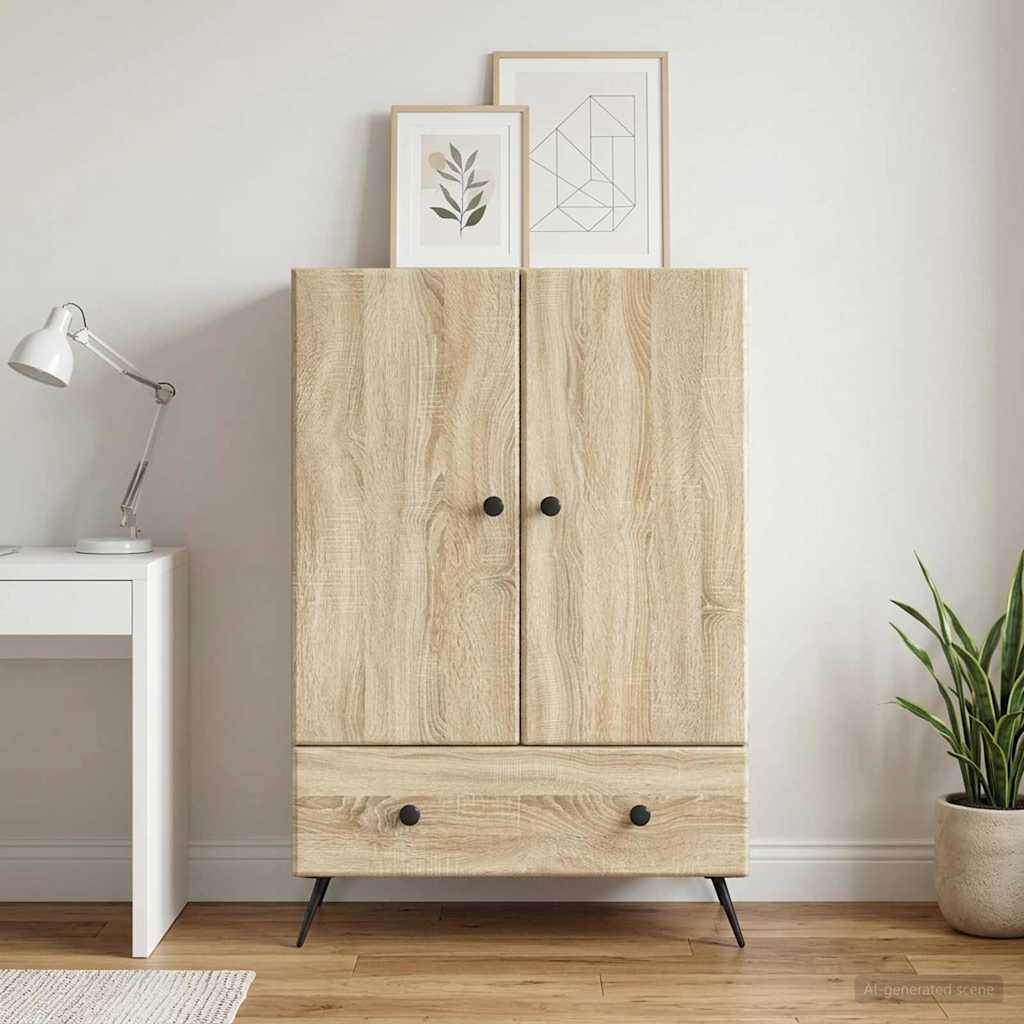 vidaXL Bufet dąb Sonoma 66 x 34,5 x 95 cm Drewno inżynieryjne