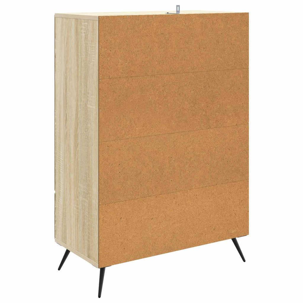 vidaXL Bufet dąb Sonoma 66 x 34,5 x 95 cm Drewno inżynieryjne