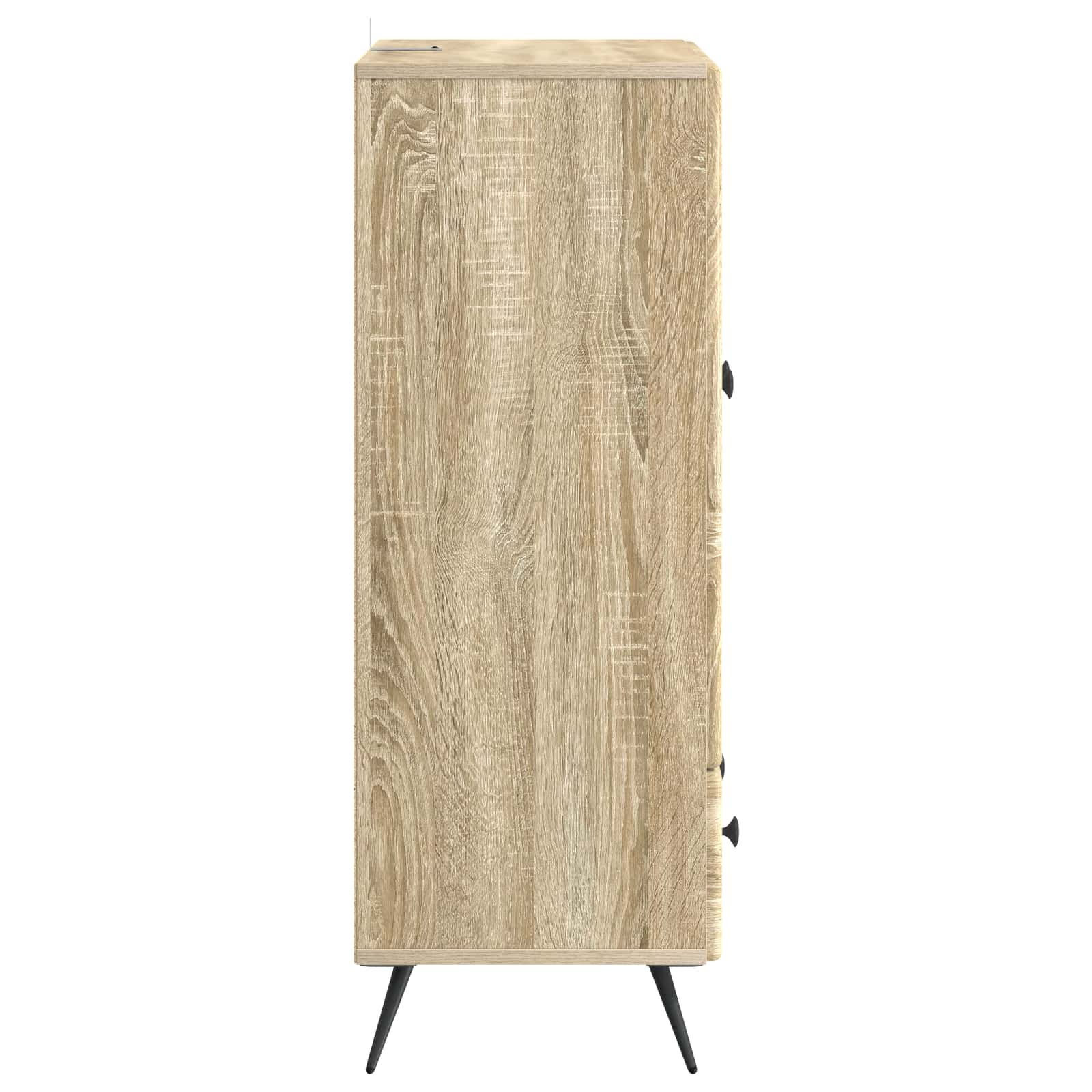 vidaXL Bufet dąb Sonoma 66 x 34,5 x 95 cm Drewno inżynieryjne