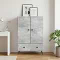 vidaXL Bufet Betonowy szary 66 x 34,5 x 95 cm Drewno inżynieryjne