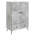 vidaXL Bufet Betonowy szary 66 x 34,5 x 95 cm Drewno inżynieryjne