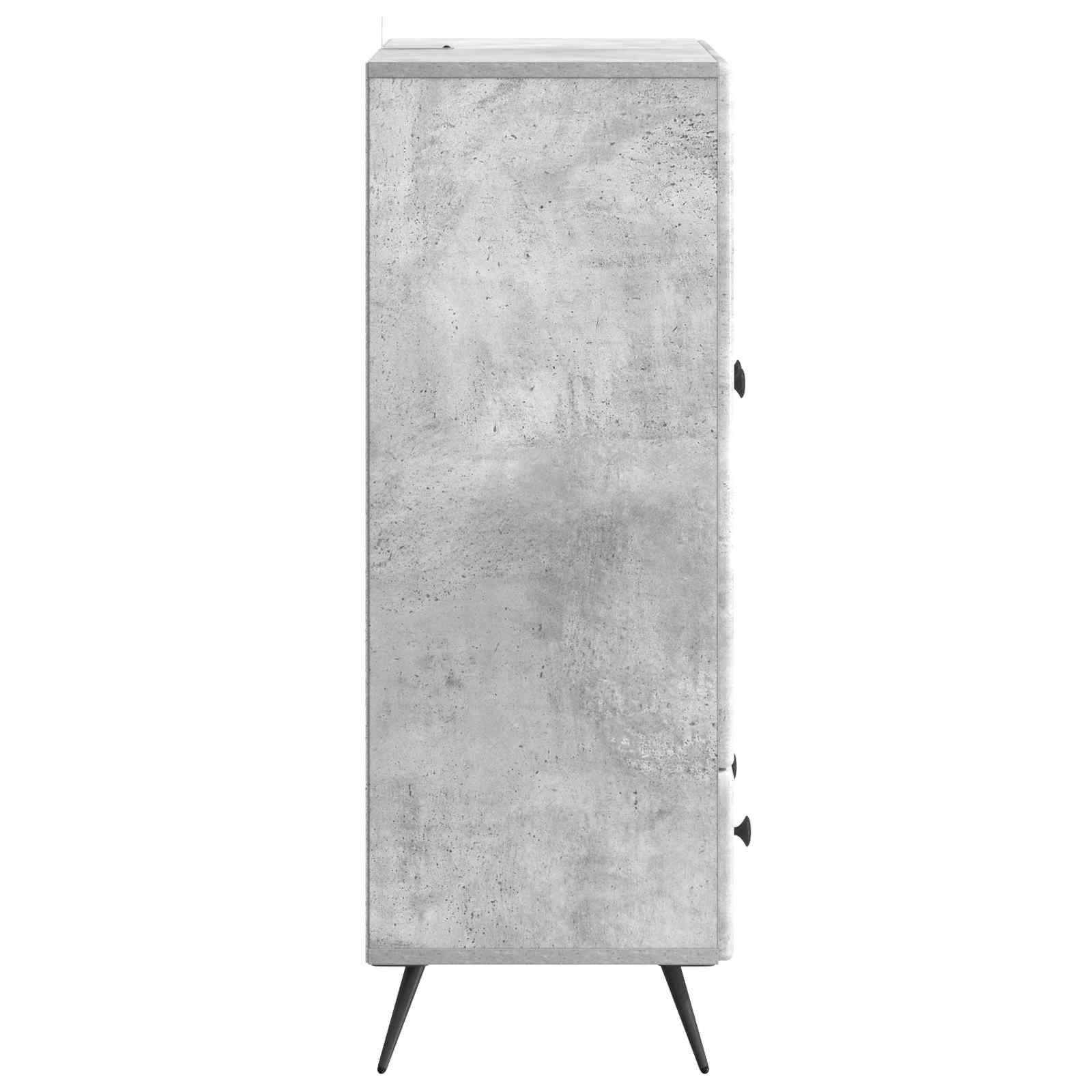 vidaXL Bufet Betonowy szary 66 x 34,5 x 95 cm Drewno inżynieryjne