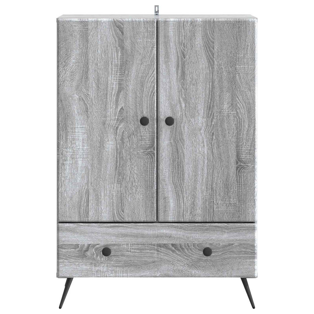 vidaXL Bufet Szary Sonoma 66 x 34,5 x 95 cm Drewno inżynieryjne