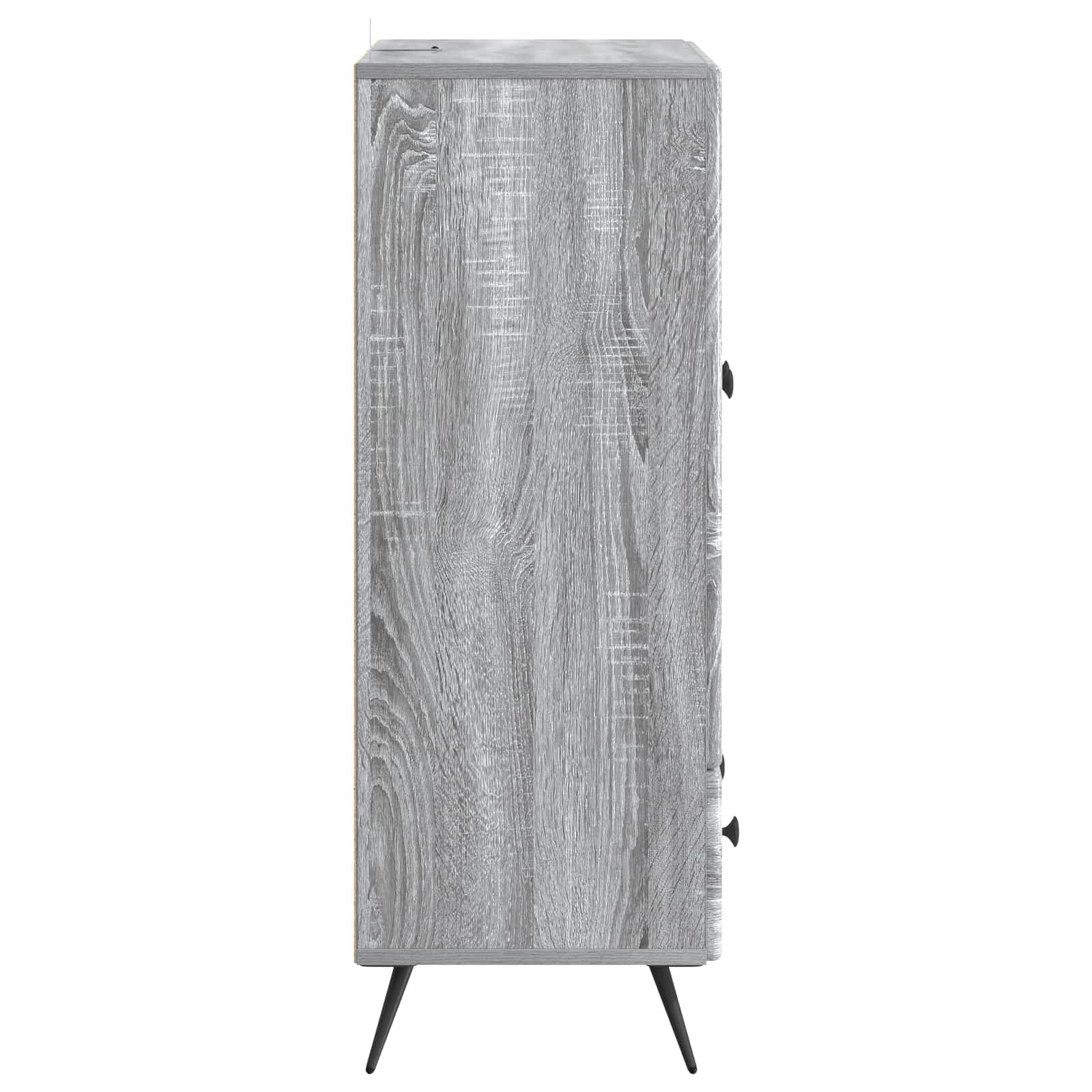 vidaXL Bufet Szary Sonoma 66 x 34,5 x 95 cm Drewno inżynieryjne